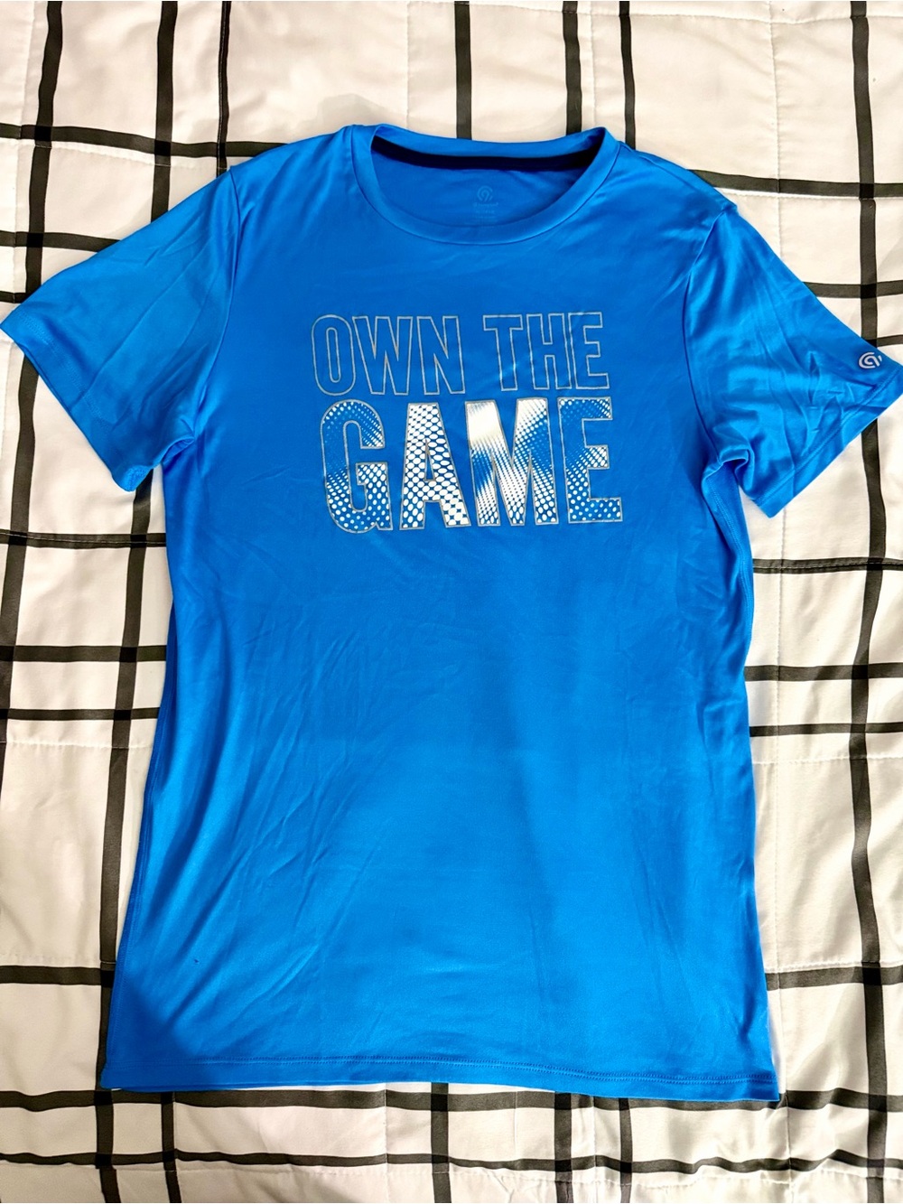 Kid’s Active 'Own The Game' Performance T-Shirt - Blue